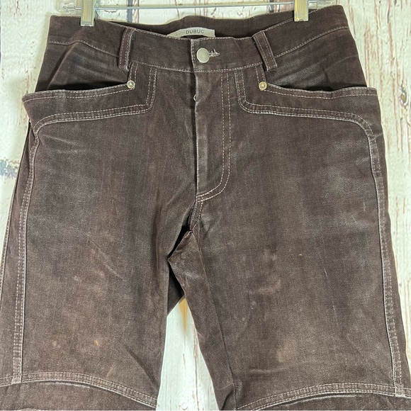 Vintage Philippe Dubuc Canada Made Tapered Structured Trousers Pants 30 x 33 - Picture 5 of 15